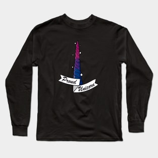 Proud Unicorn - Bisexual Long Sleeve T-Shirt